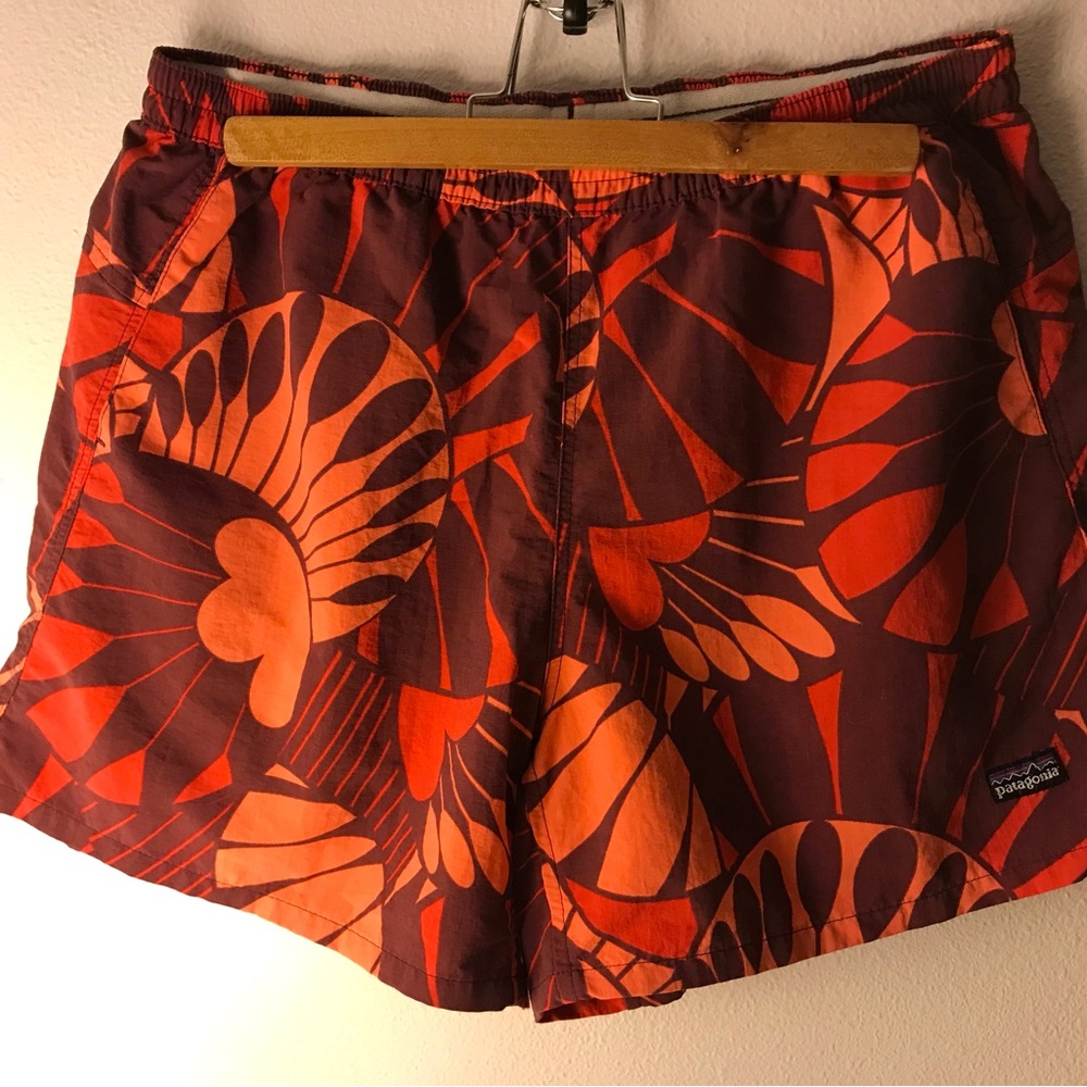 Patagonia Women's Orange and Red Shorts